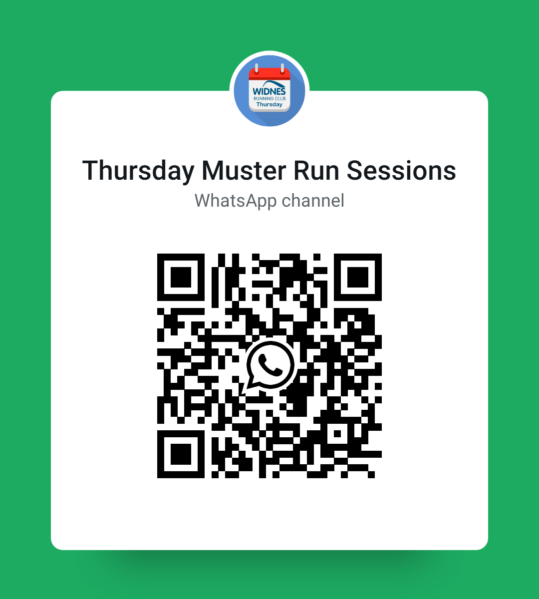 WhatsApp Thursday Muster Runs Channel
